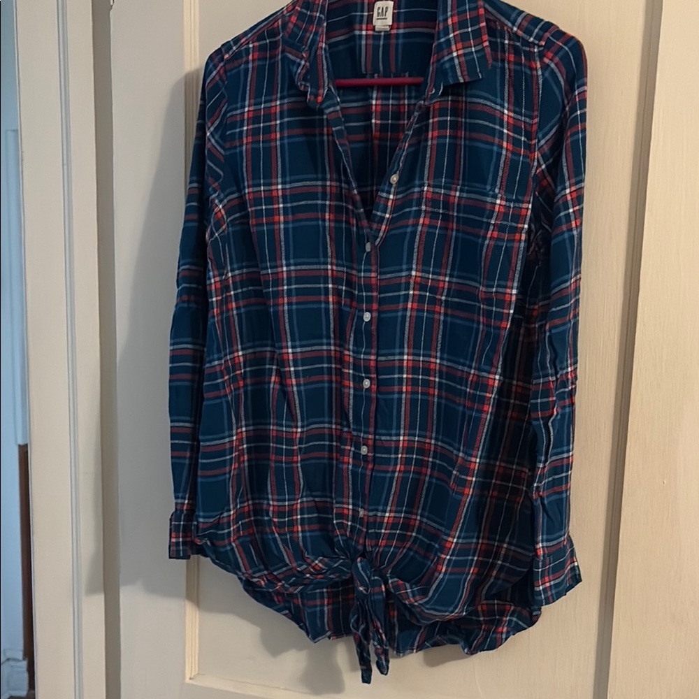 Gap Maternity Flannel Sz Medium